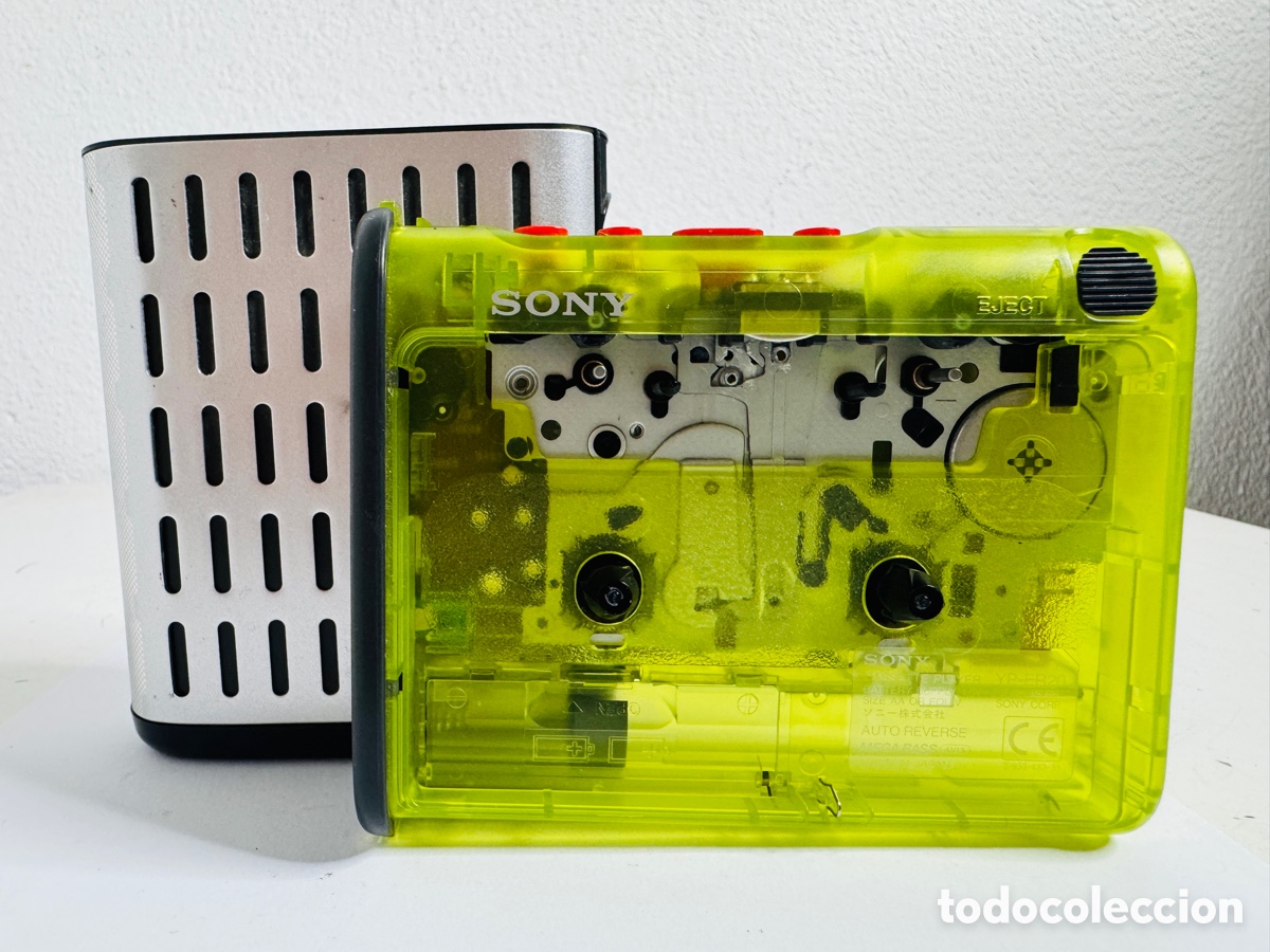 Vintage: Walkman Sony YP-ER20 Japan Verde Ne&oacute;n Rareza No Funciona