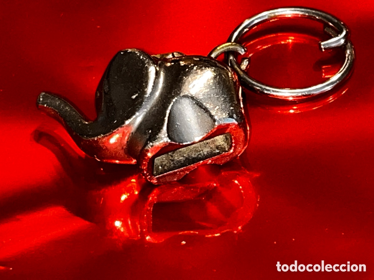Vintage: Llavero con elefante plateado - Foto 5