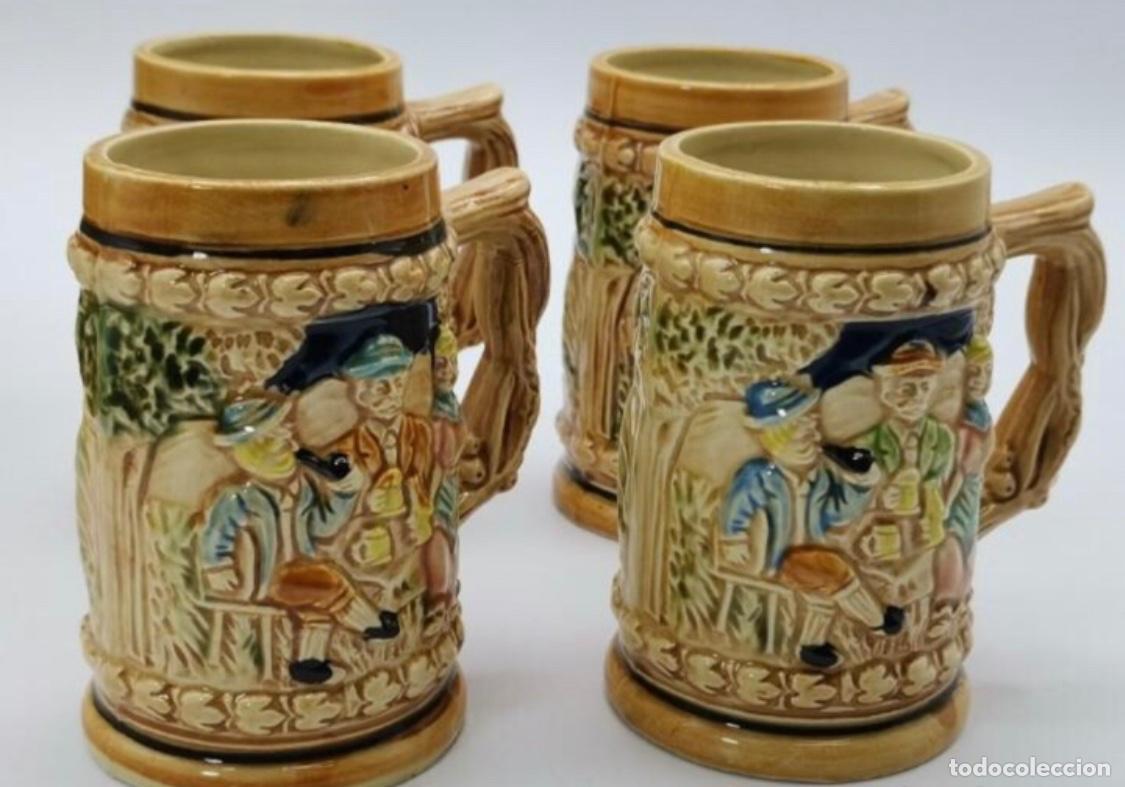 Vintage: CONJUNTO DE JARRAS DE CERVEZA - Foto 4