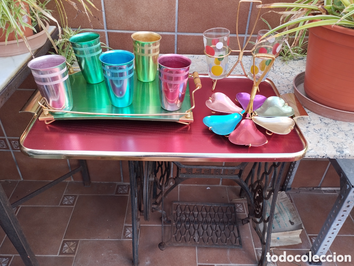Vintage: CARRITO CAMARERA LUMIUM +COMPLEMENTOS ALUMINIO ANODIZADO - Foto 7