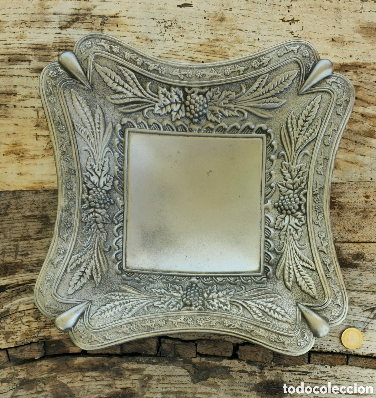 Vintage: Frutero Art Nouveau peltre