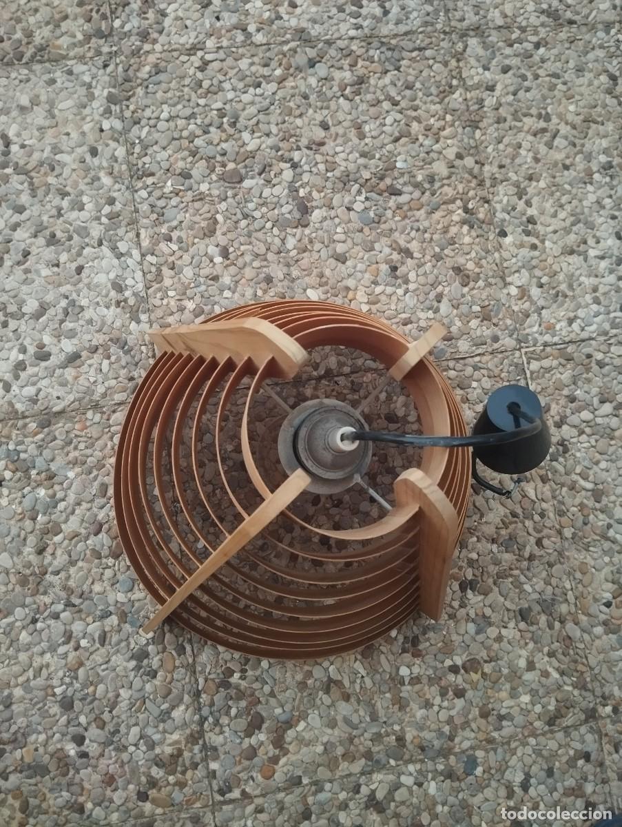 Vintage: Lampara vintage de madera - Foto 5