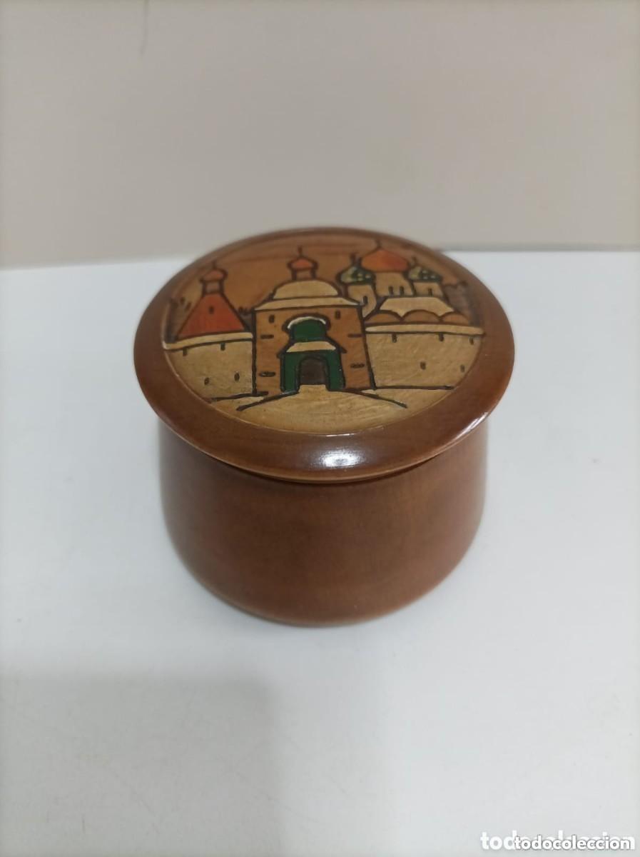 Vintage: CAJA RUSA EN MADERA - VINTAGE IDEAL DECORACION