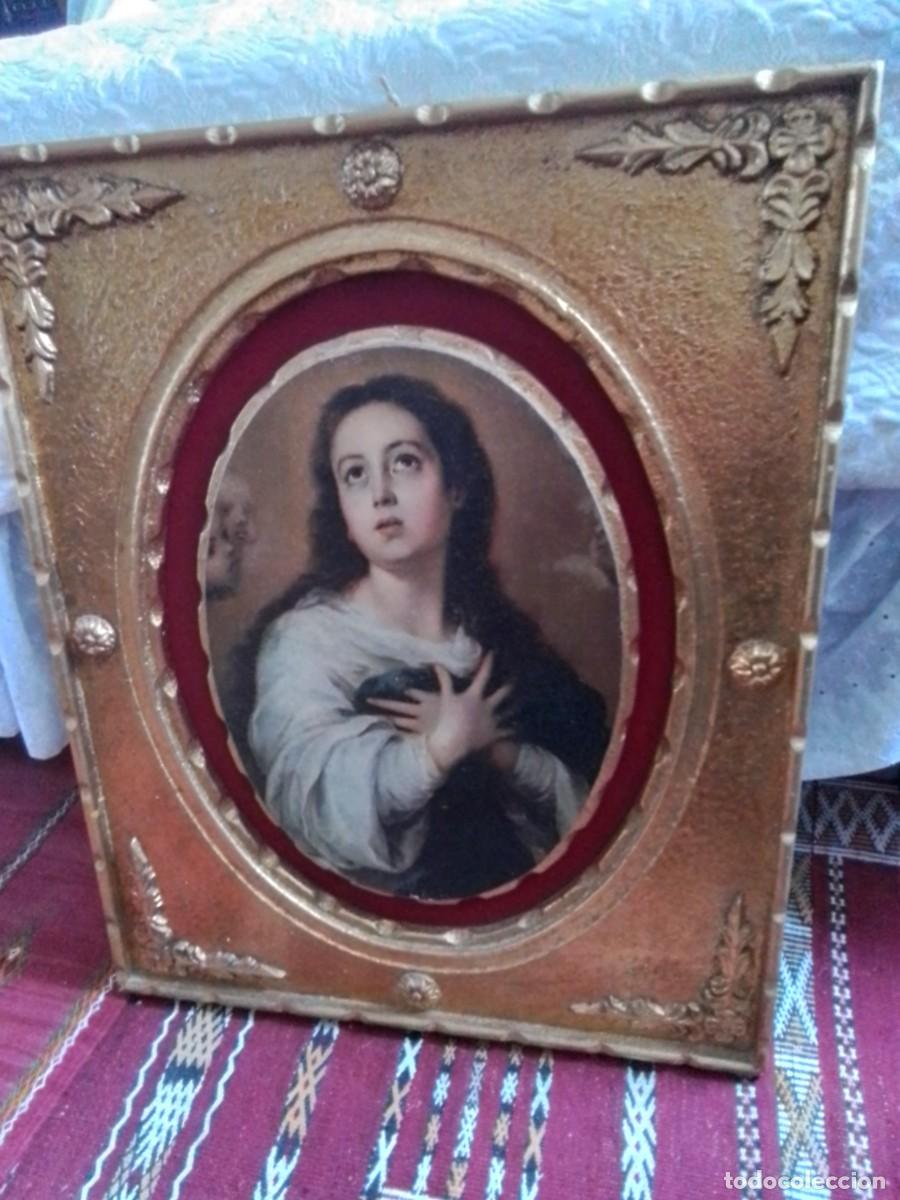 Vintage: Cuadro Inmaculada Murillo - Foto 2