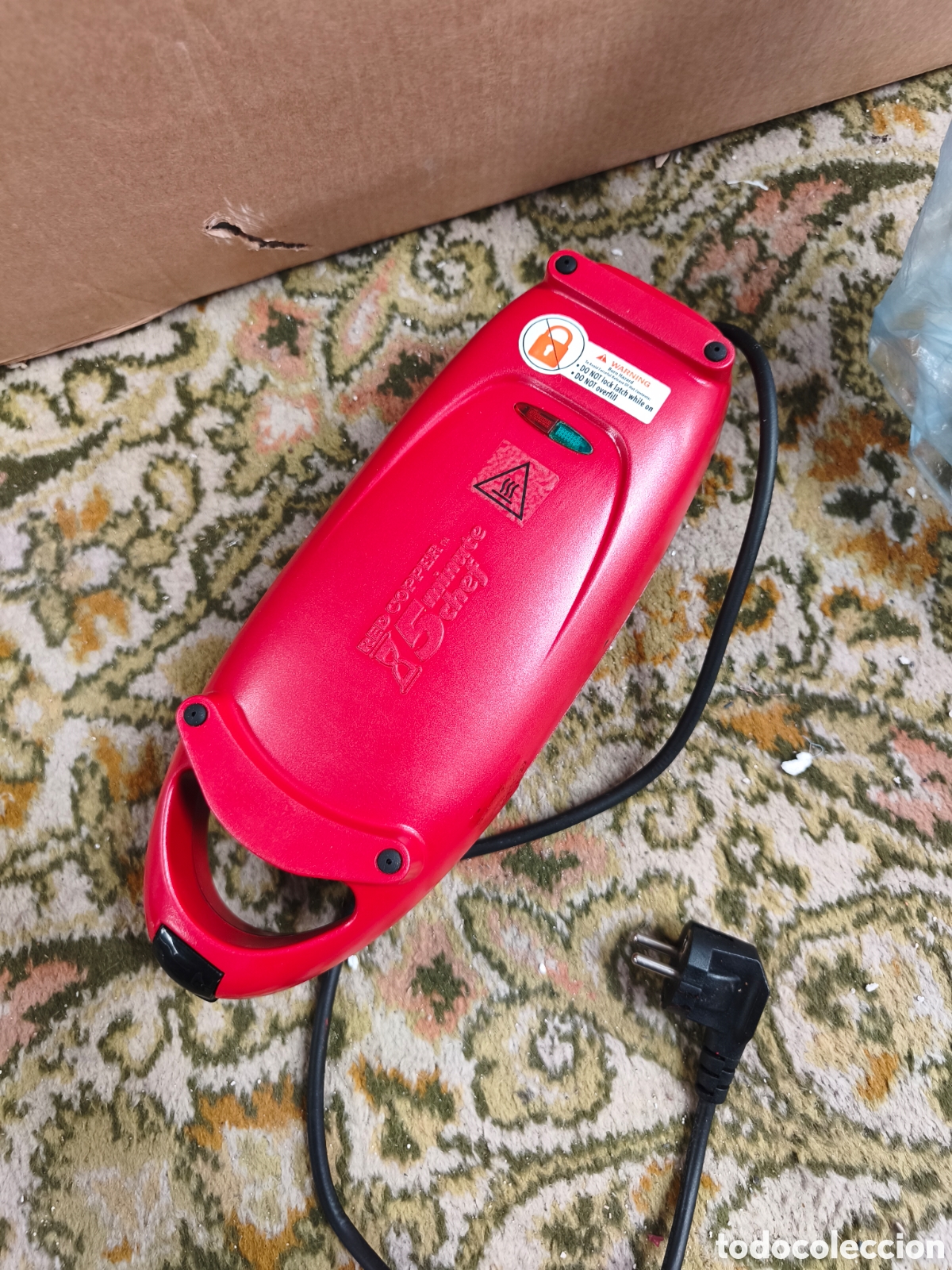 Vintage: Sart&eacute;n El&eacute;ctrica Compacta Red Copper 5-Minute Chef - Foto 2