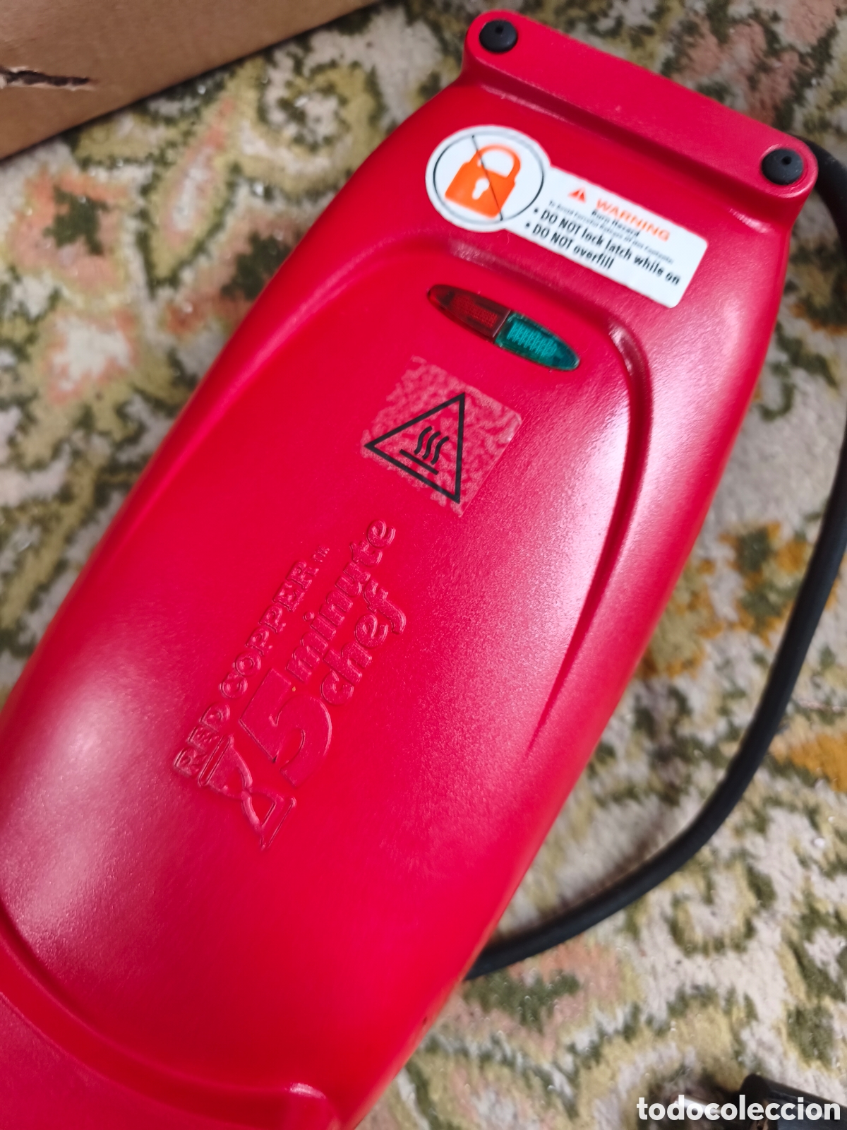 Vintage: Sart&eacute;n El&eacute;ctrica Compacta Red Copper 5-Minute Chef - Foto 3