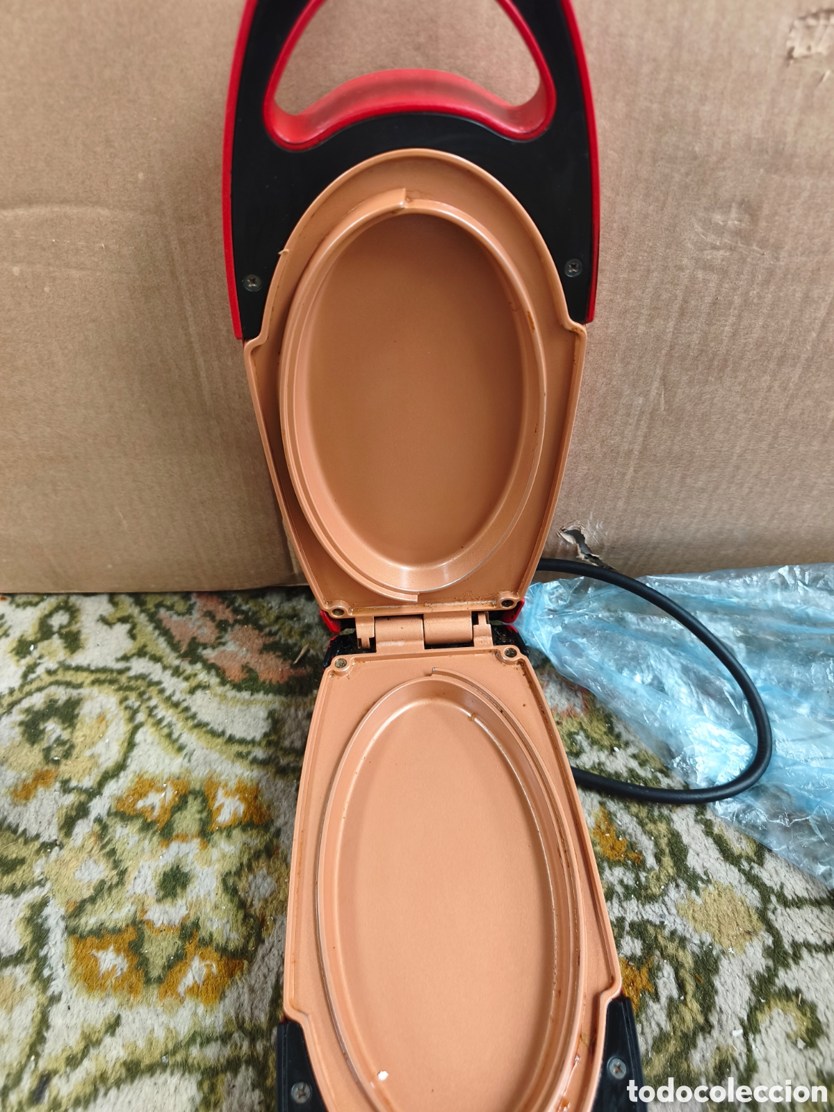 Vintage: Sart&eacute;n El&eacute;ctrica Compacta Red Copper 5-Minute Chef - Foto 5
