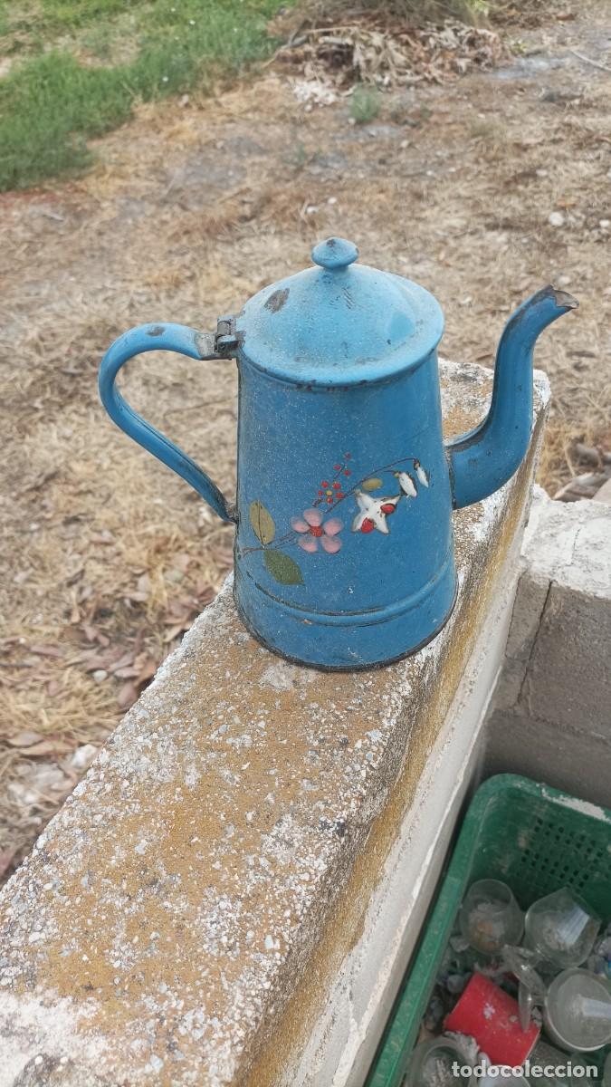 Vintage: Tetera vintage pintada - Foto 1