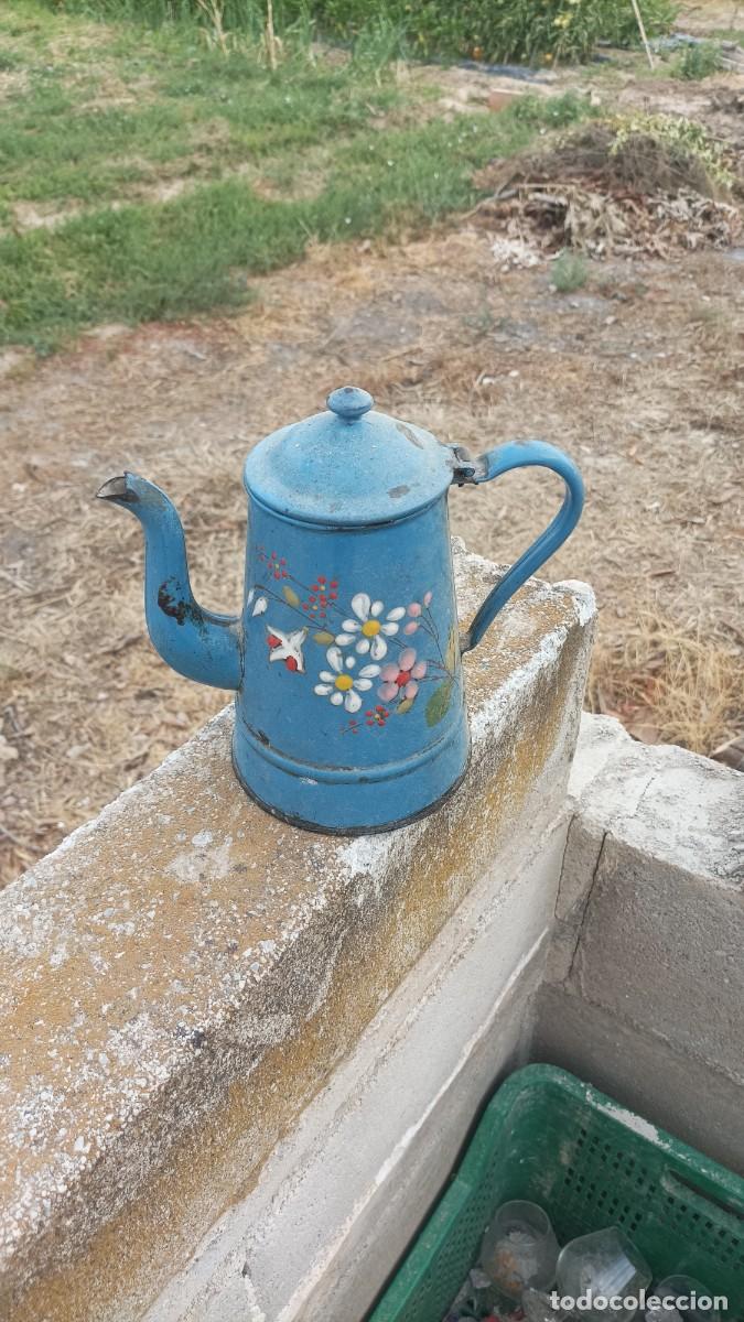 Vintage: Tetera vintage pintada - Foto 3