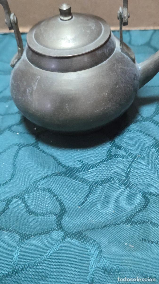 Vintage: cafetera de metal vintage - Foto 4