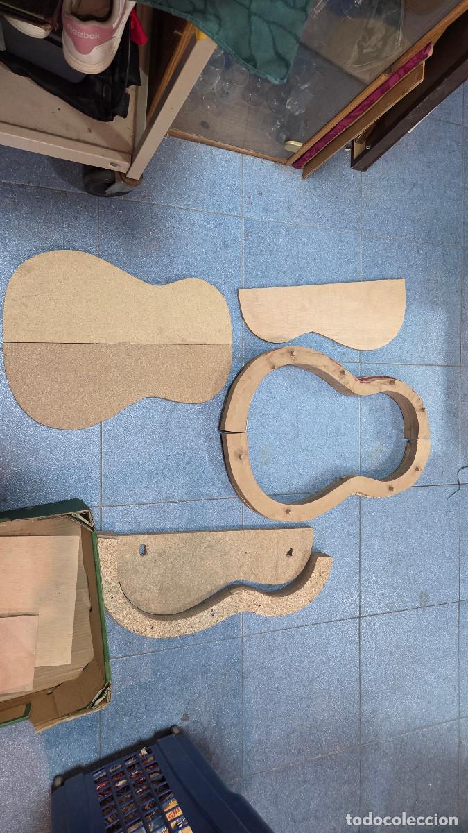 Vintage: molduras de madera para guitarra