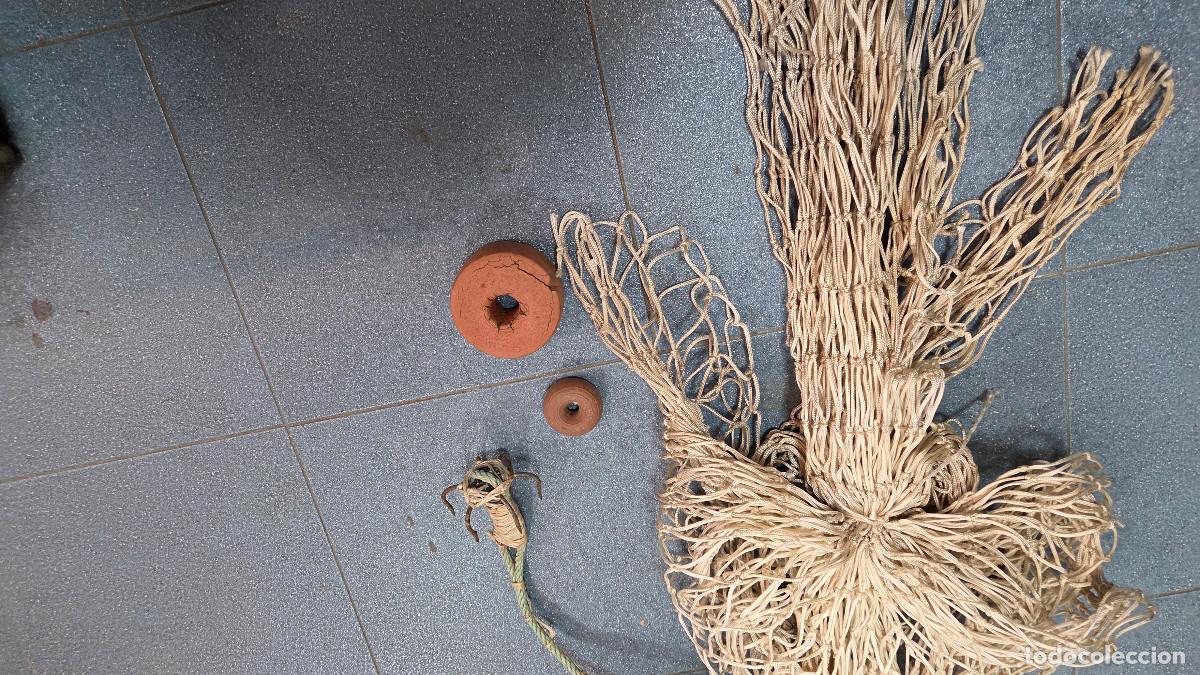 Vintage: red de pescar para decoracion - Foto 3