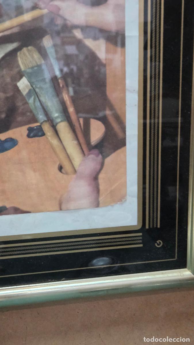 Vintage: cuadro con lamina antigua - Foto 4
