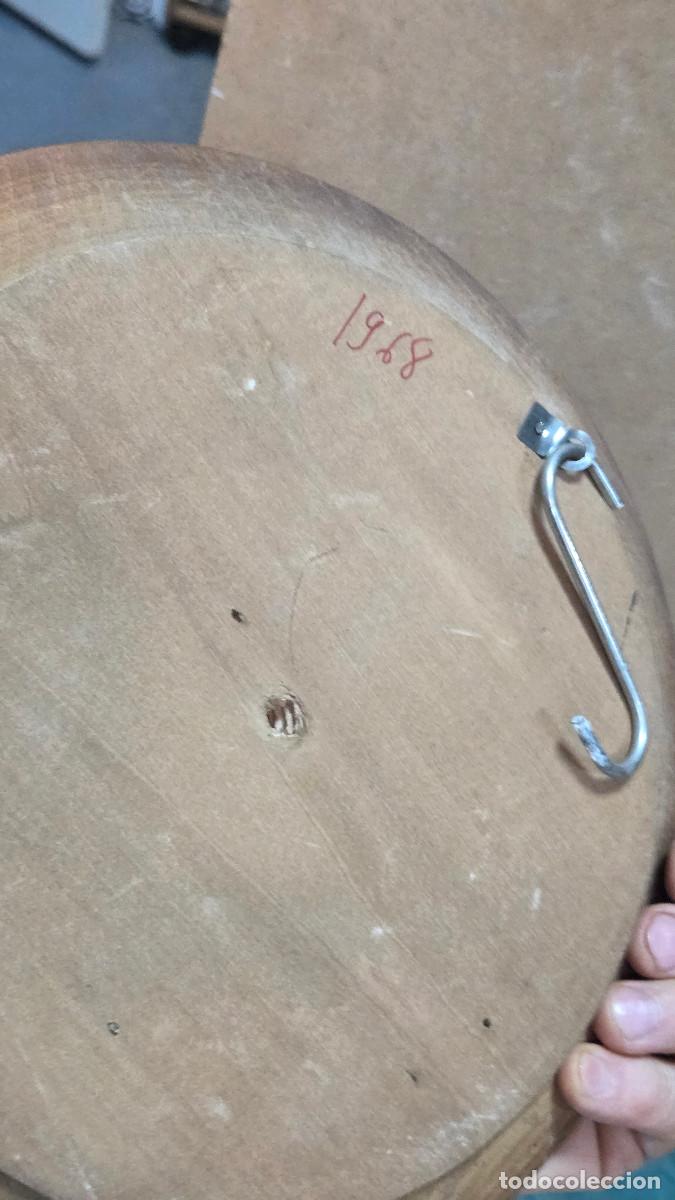 Vintage: plato de madera clara - Foto 4