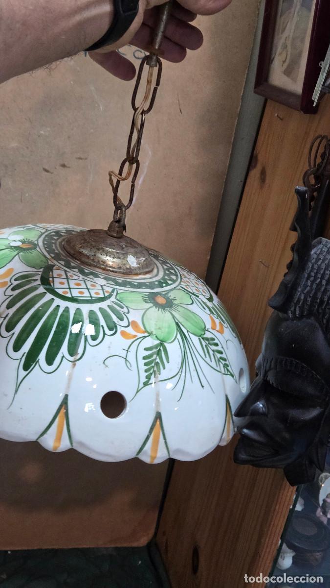 Vintage: lampara de ceramica vintage
