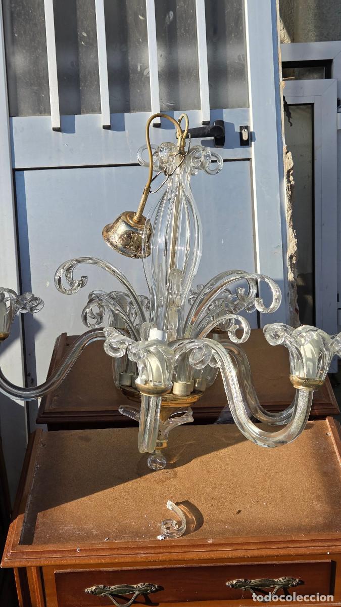 Vintage: lampara de cristal vintage