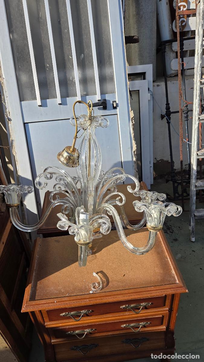 Vintage: lampara de cristal vintage - Foto 5