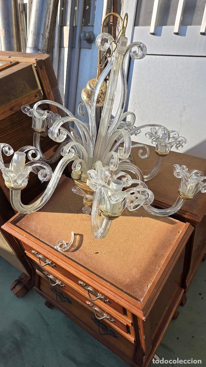 Vintage: lampara de cristal vintage - Foto 6