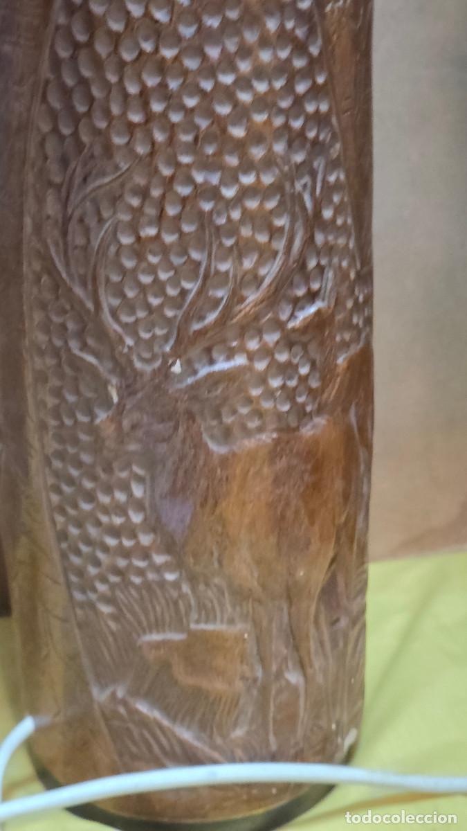 Vintage: lampara de mesa de ceramica - Foto 6