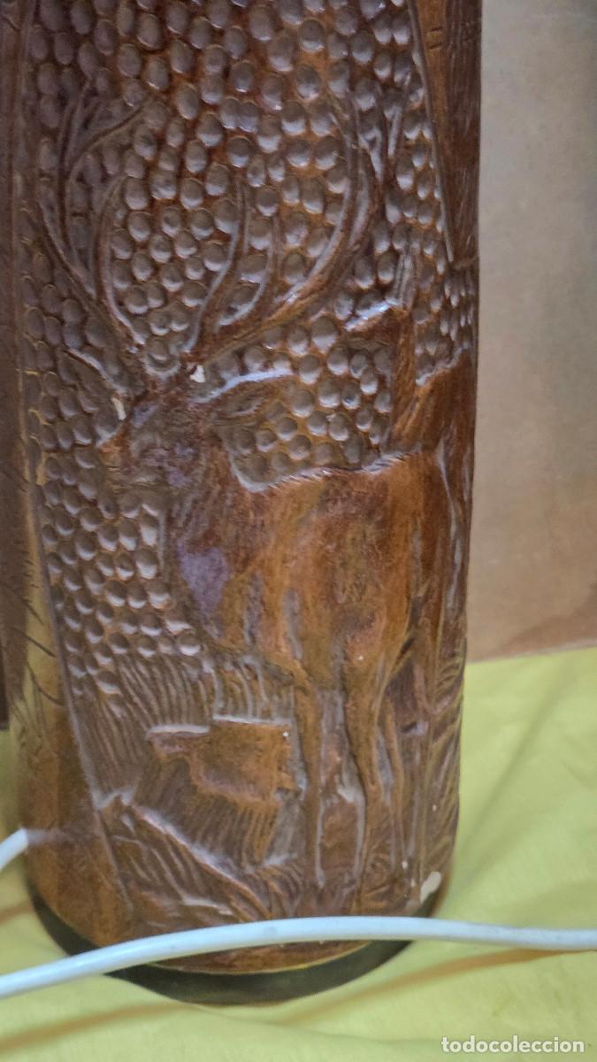 Vintage: lampara de mesa de ceramica - Foto 7