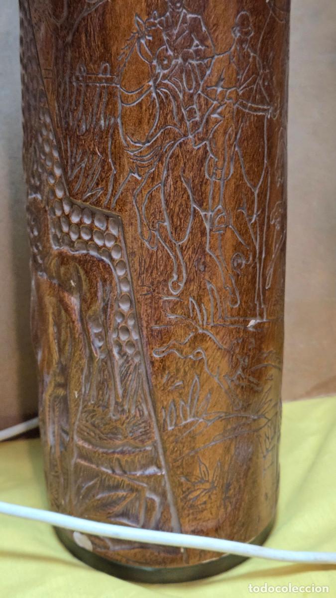 Vintage: lampara de mesa de ceramica - Foto 9