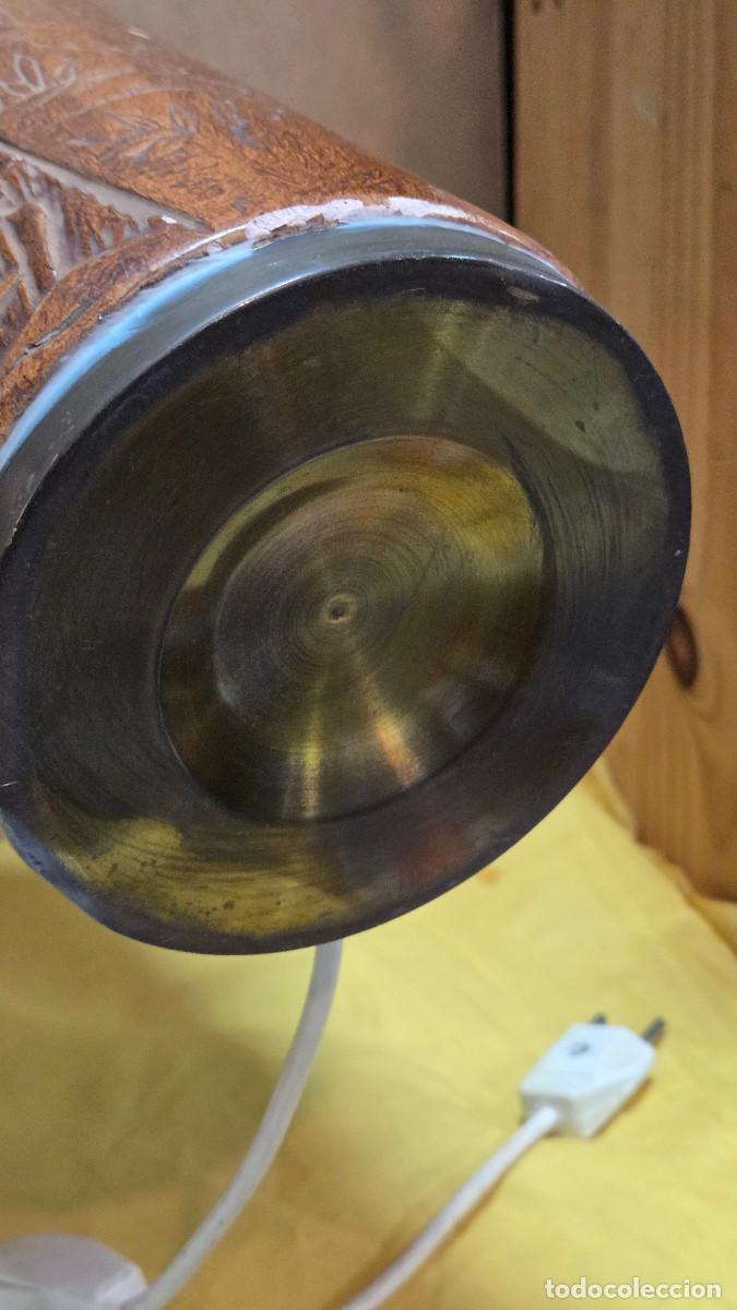 Vintage: lampara de mesa de ceramica - Foto 10