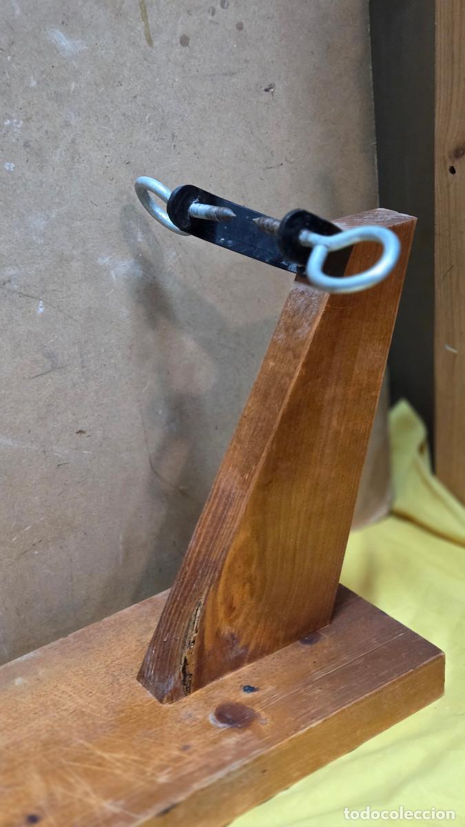 Vintage: tabla de cortan jamon - Foto 3