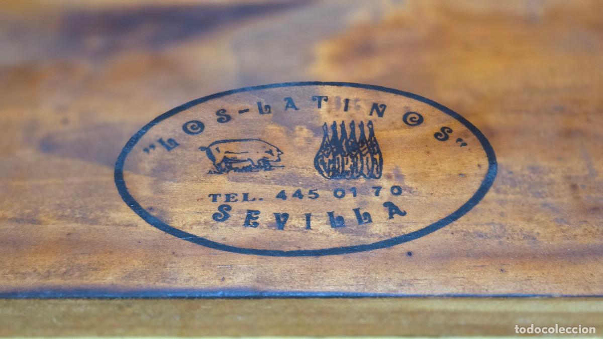 Vintage: tabla de cortan jamon - Foto 2