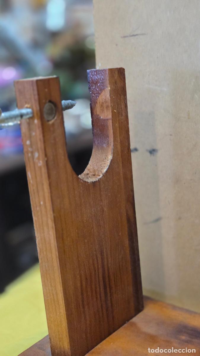 Vintage: tabla de cortan jamon - Foto 4