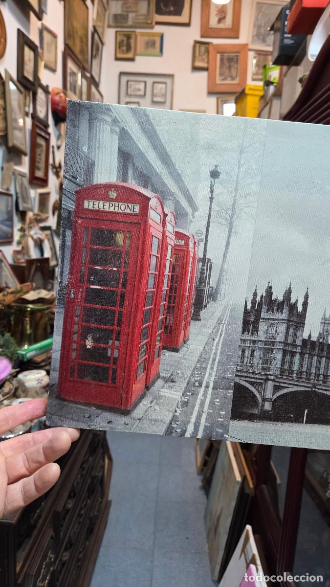 Vintage: cuadro con vinilo de Londres - Foto 2