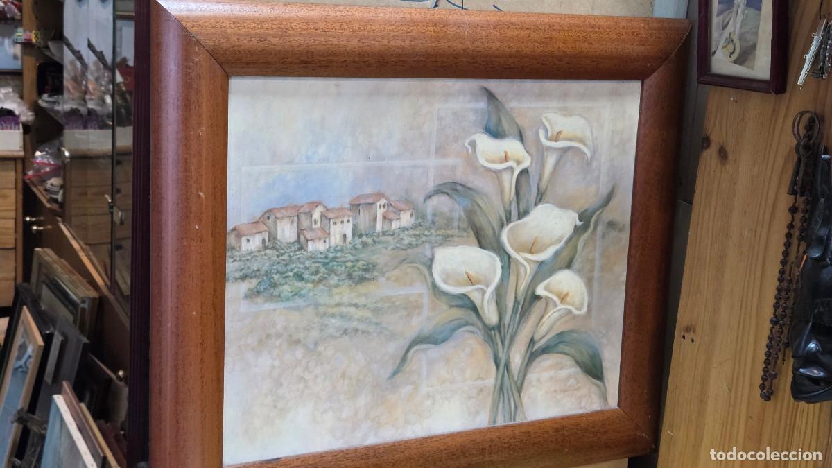 Vintage: cuadro con laminas vintage