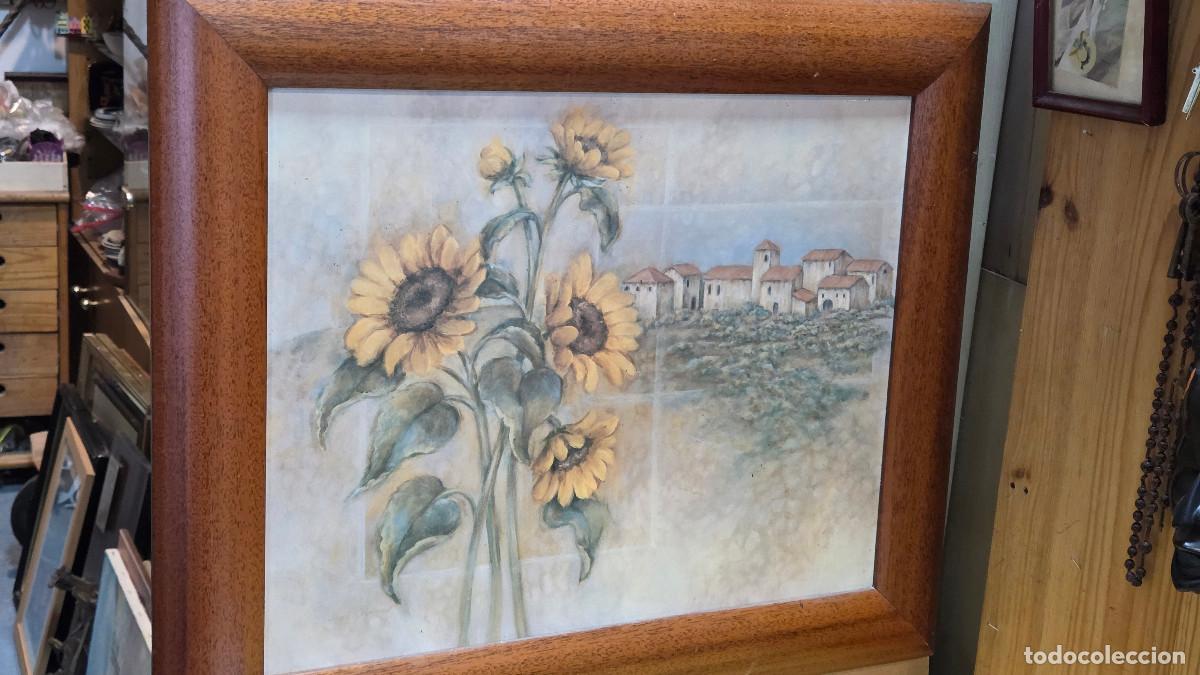 Vintage: cuadro con lamina antigua
