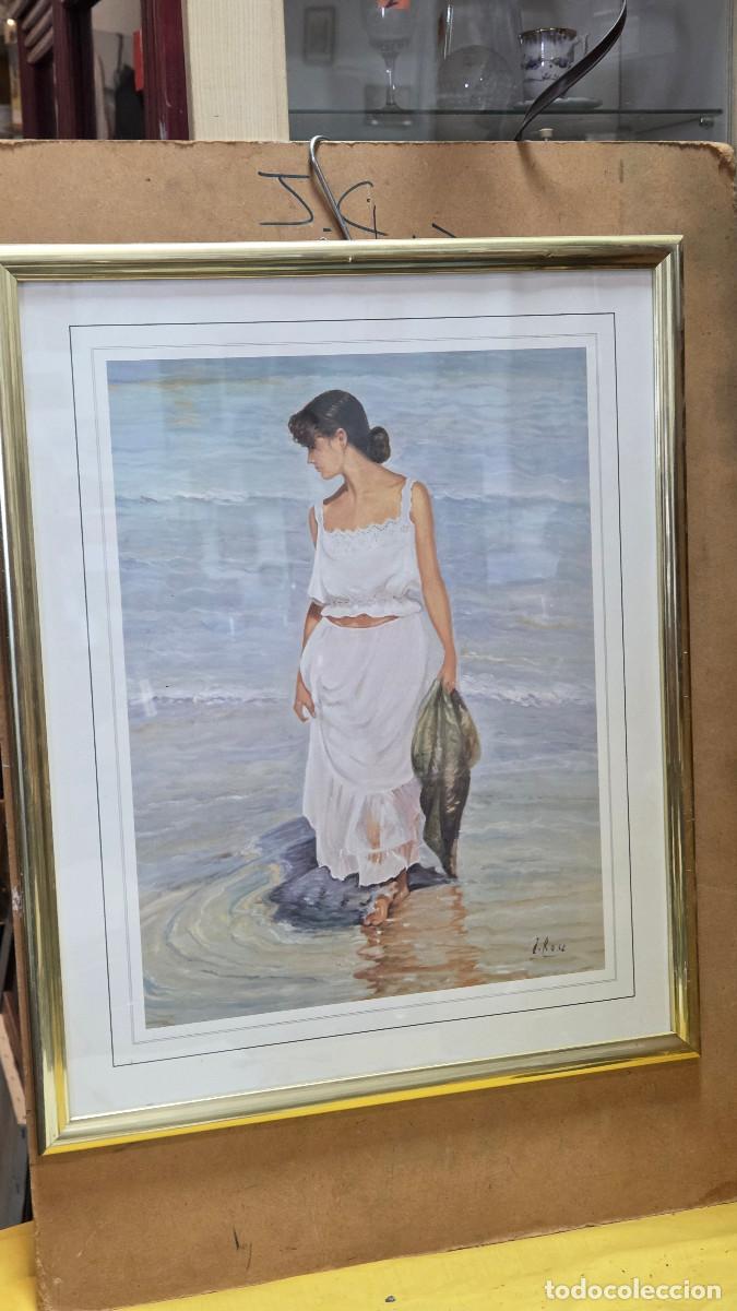 Vintage: cuadro con laminas vintage