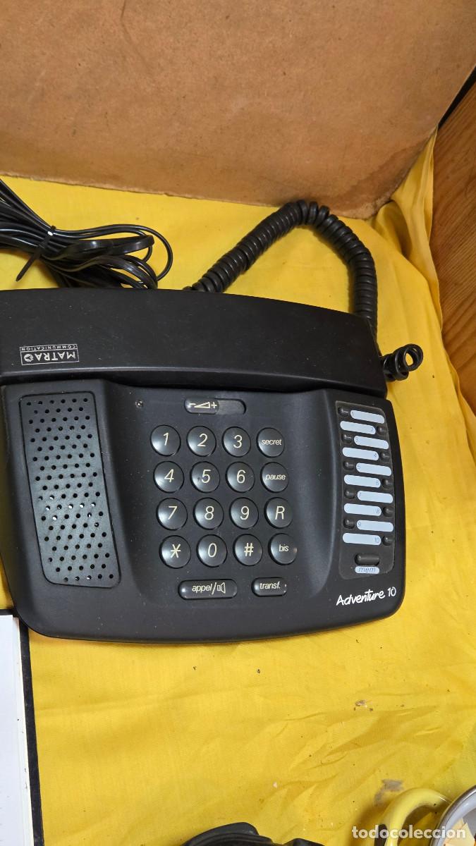 Vintage: telefono fijo negro vintage