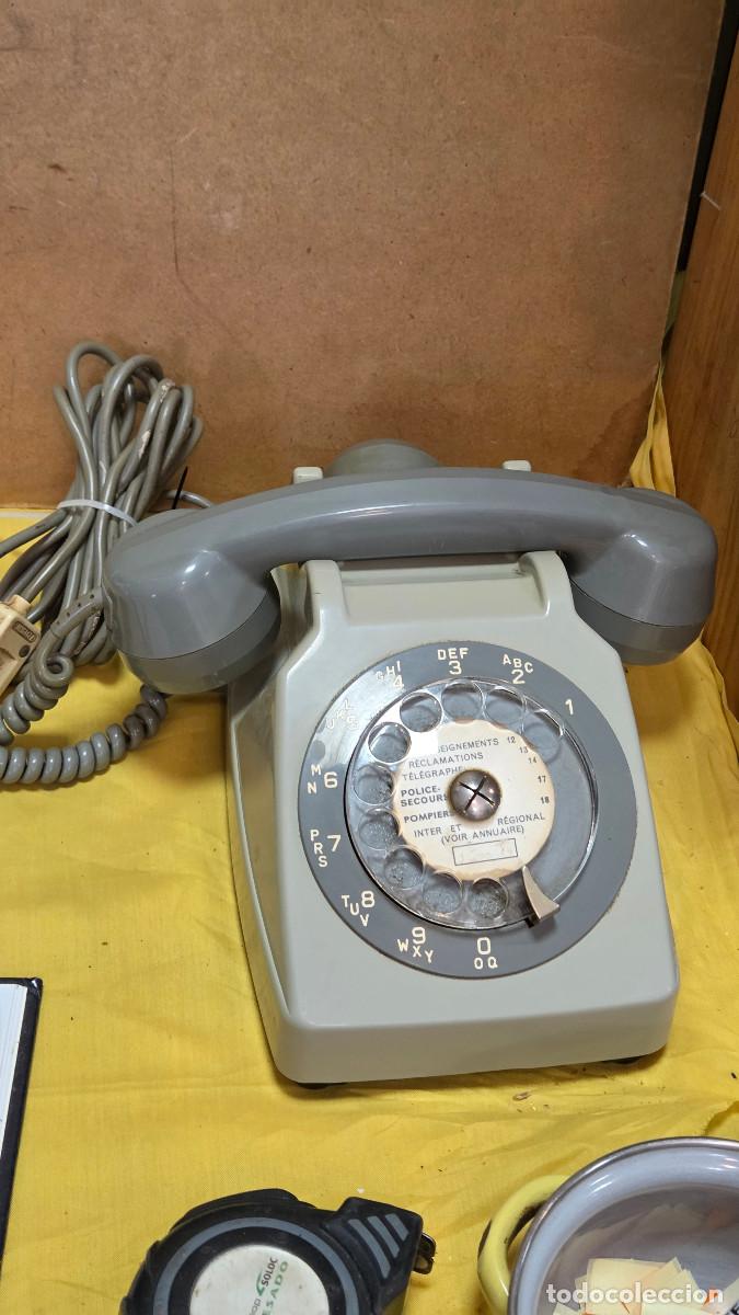 Vintage: telefono gris vintage