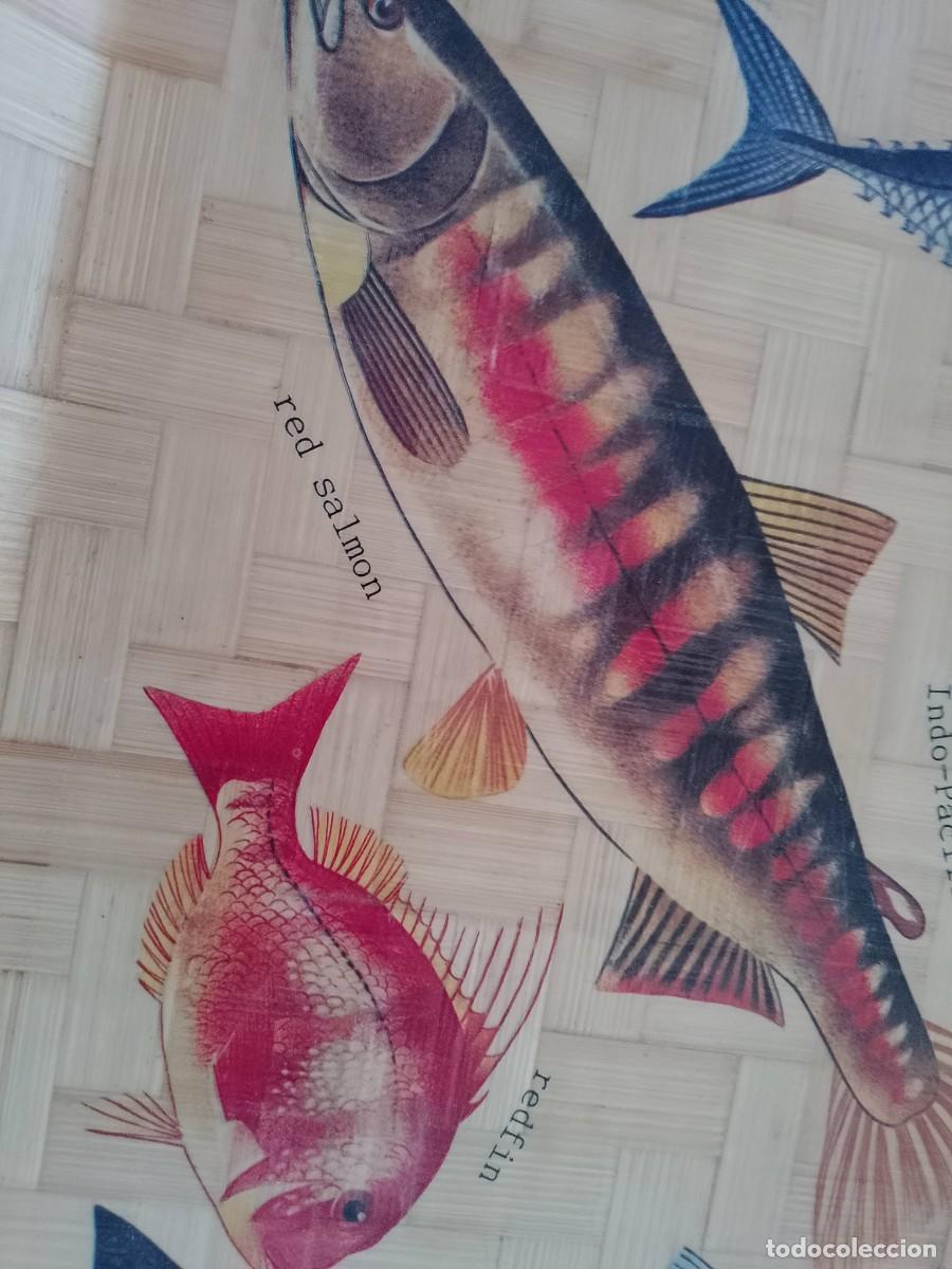 Vintage: Bandeja bamb&uacute; vintage dise&ntilde;o peces - Foto 4