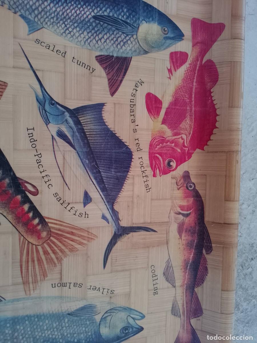 Vintage: Bandeja bamb&uacute; vintage dise&ntilde;o peces - Foto 6