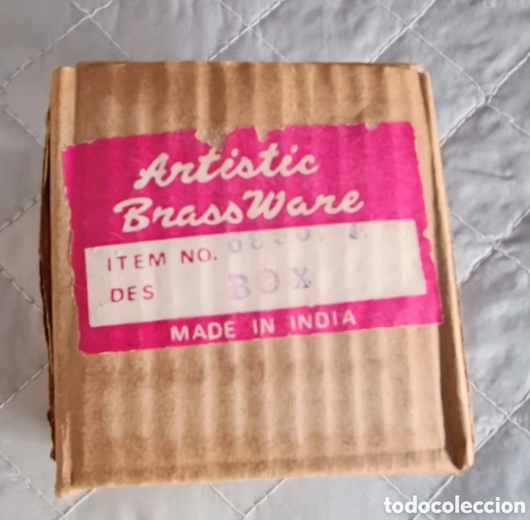 Vintage: Joyero Indio de hojalata - Foto 3