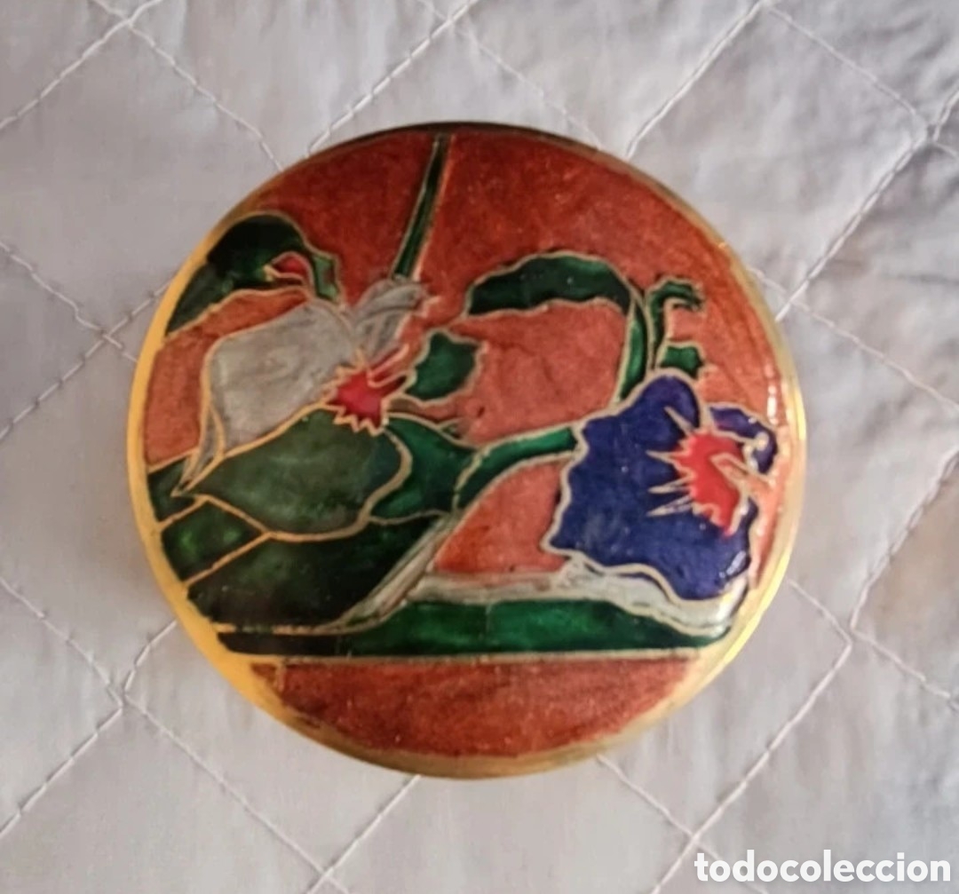Vintage: Joyero Indio de hojalata - Foto 1