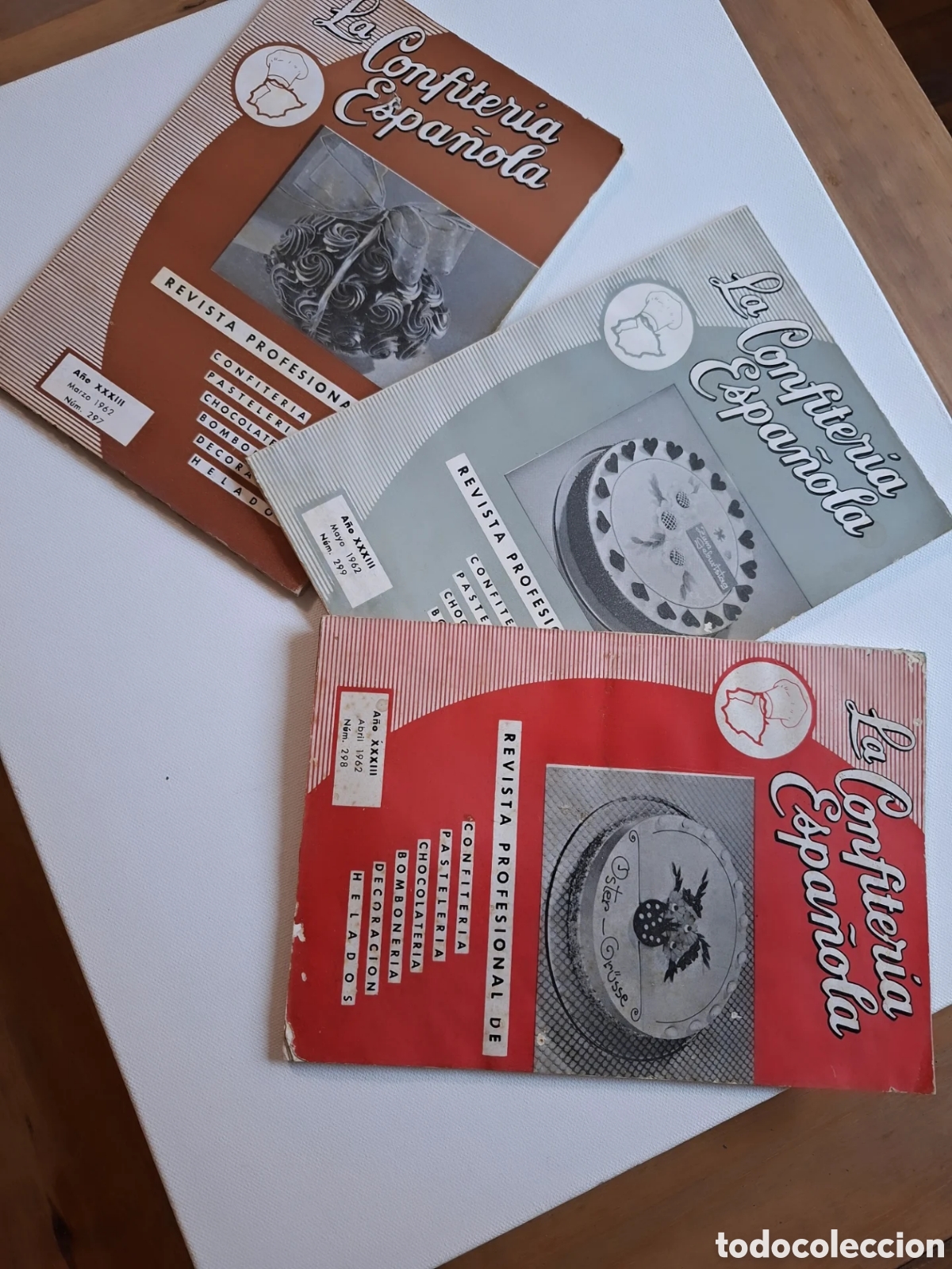 Vintage: Lote libros Reposter&iacute;a A&ntilde;os 60