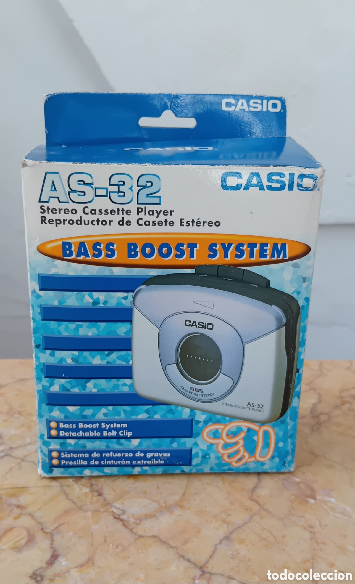 Vintage: reproductor casetes est&eacute;reo Casio AS-32
