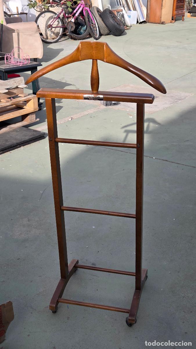 Vintage: galan de ncohe de madera - Foto 1
