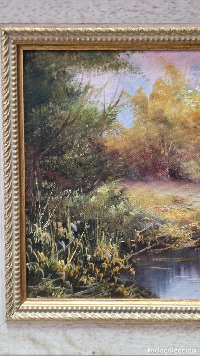 Vintage: cuadro pintado al oleo - Foto 6