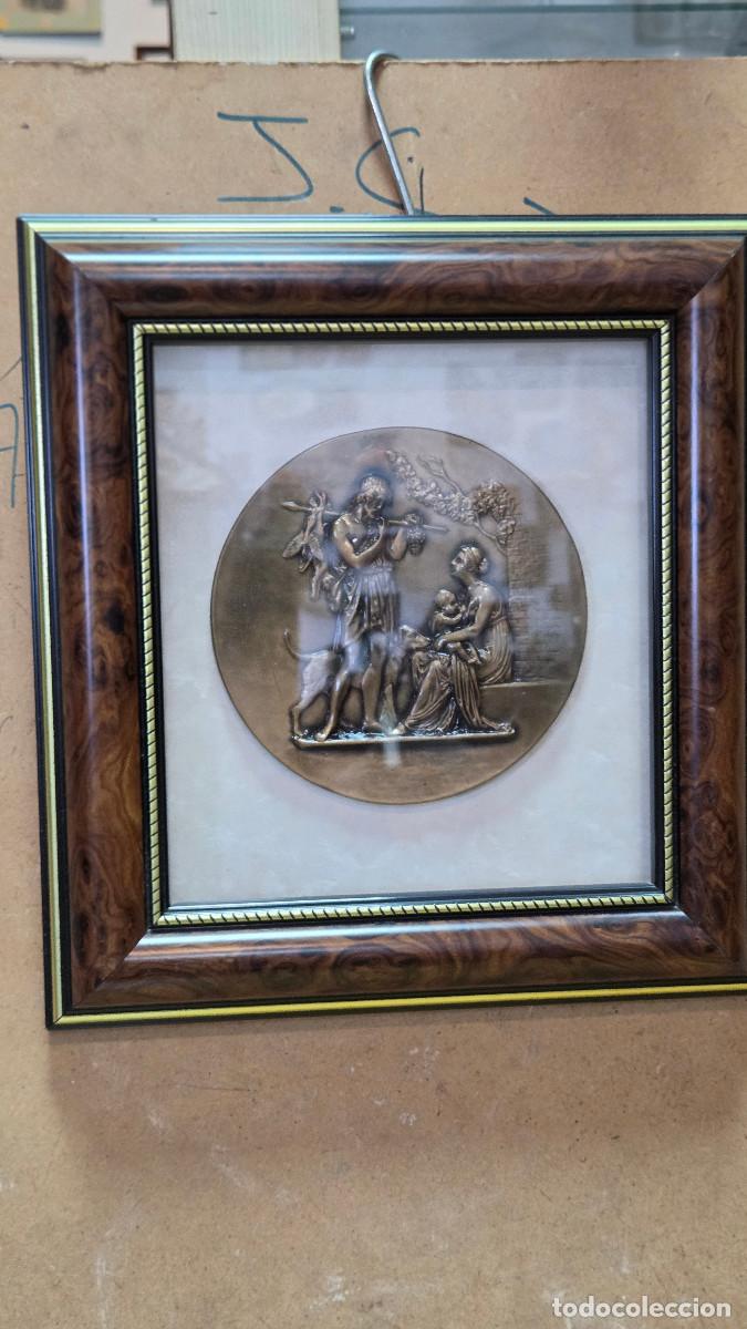 Vintage: cuadro con placa inperio