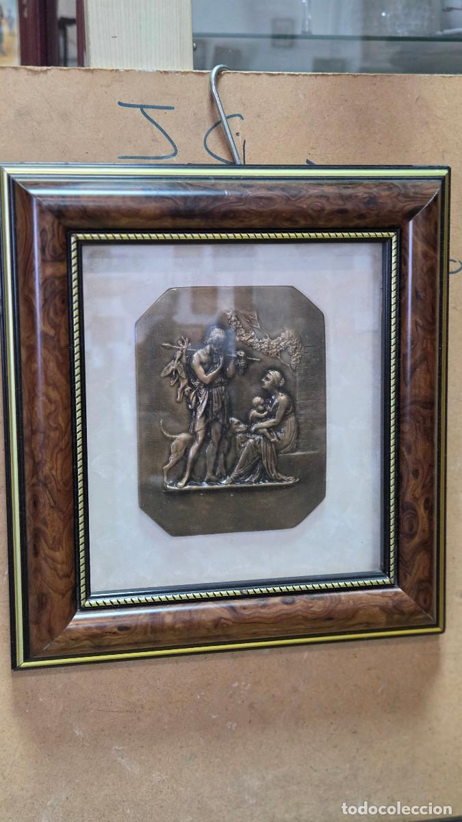Vintage: cuadro con placa inperio - Foto 1