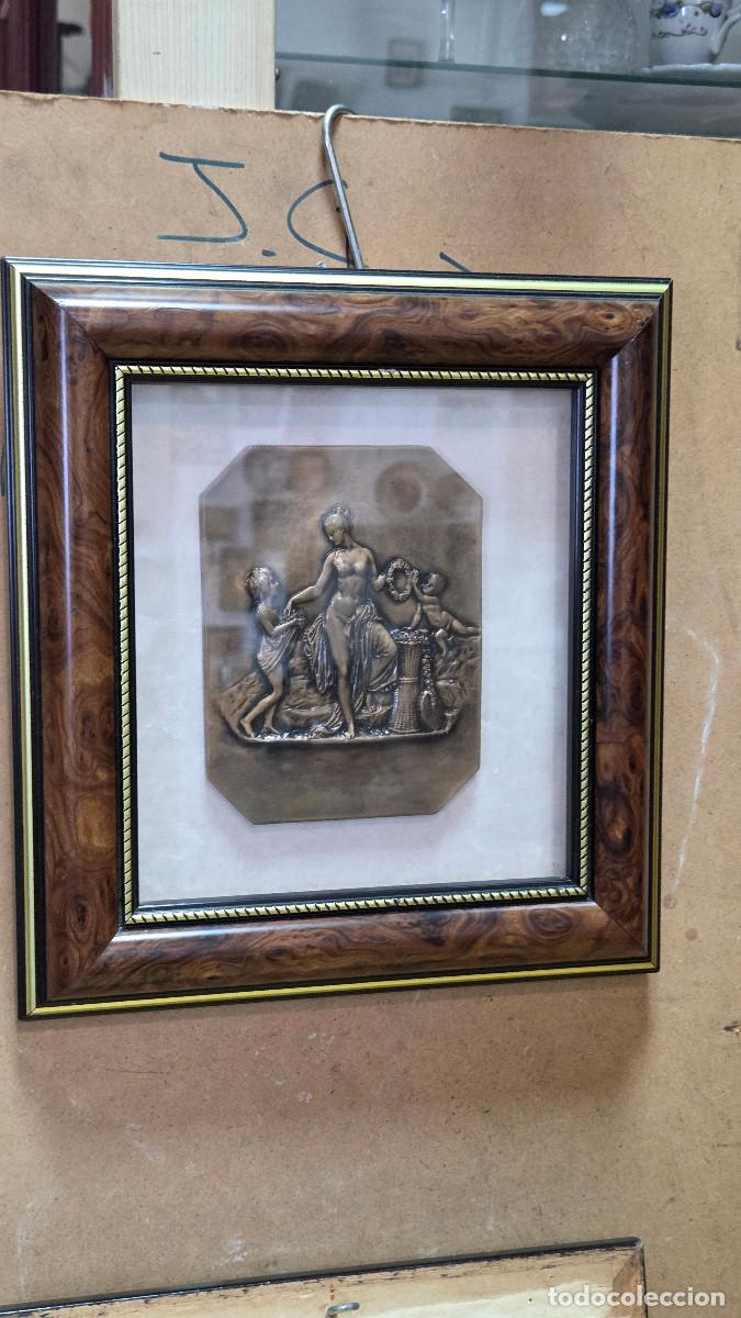 Vintage: cuadro con placa inperio - Foto 1