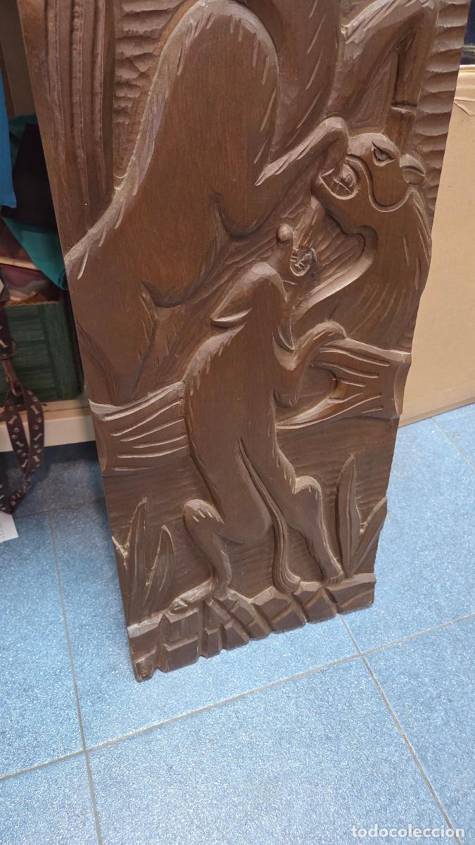Vintage: talla de madera africano - Foto 5