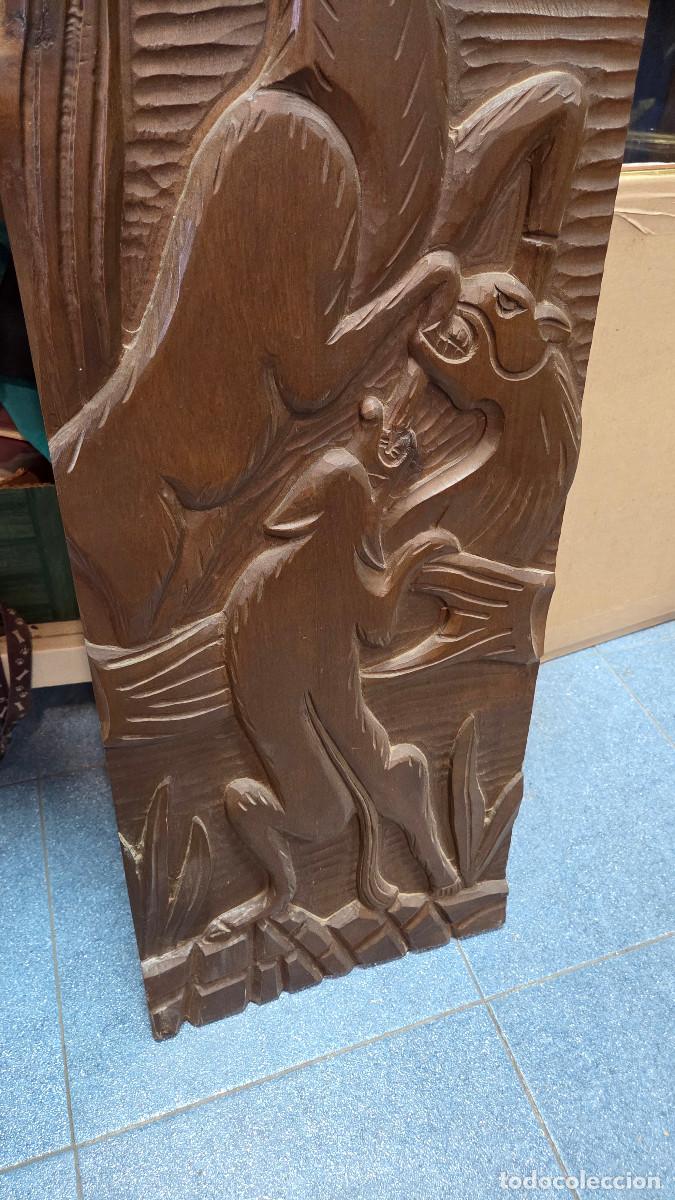 Vintage: talla de madera africano - Foto 6