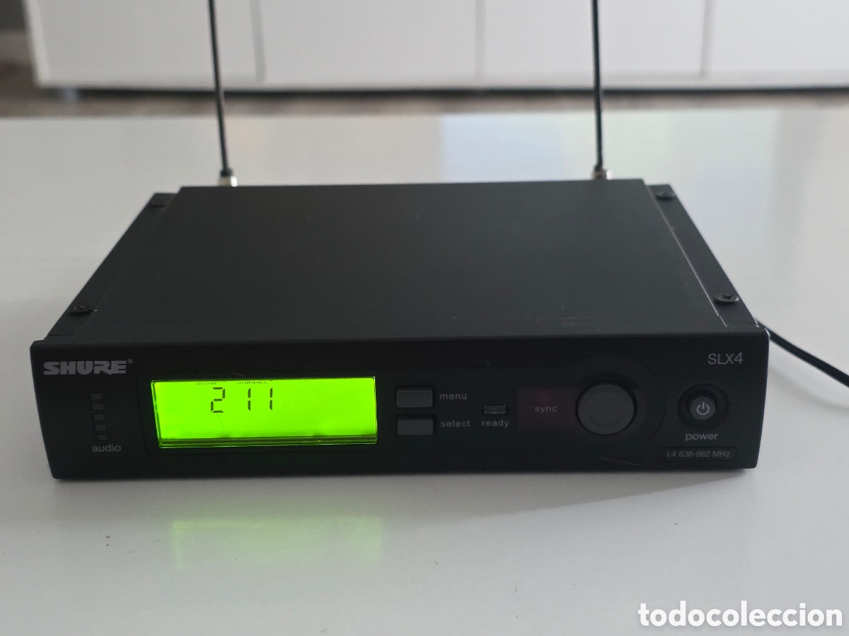 Vintage: Shure SLX4 Receptor inal&aacute;mbrico UHF L4 638-662 MHz