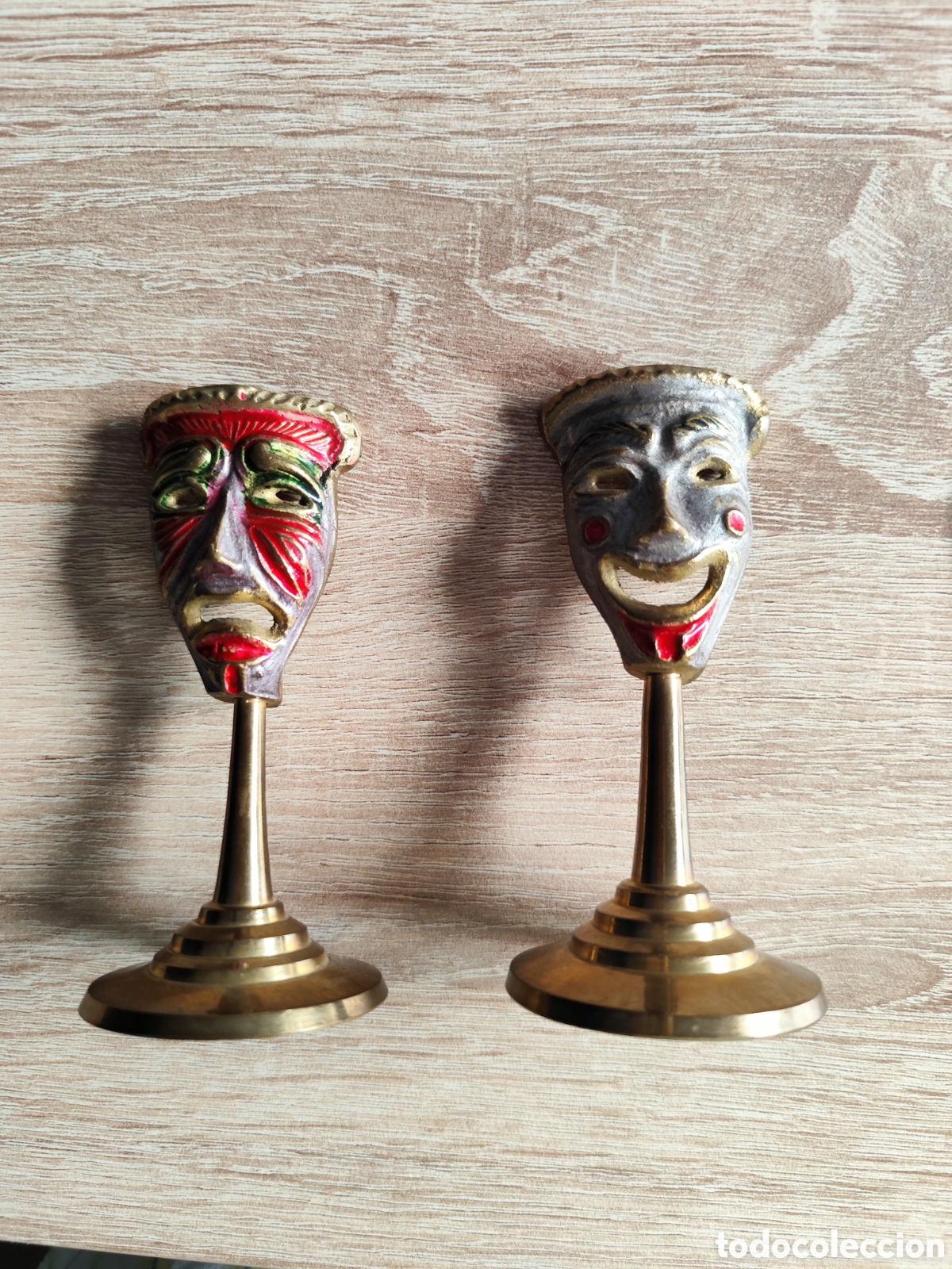 Vintage: M&aacute;scaras Teatro Decorativas Metal vintage